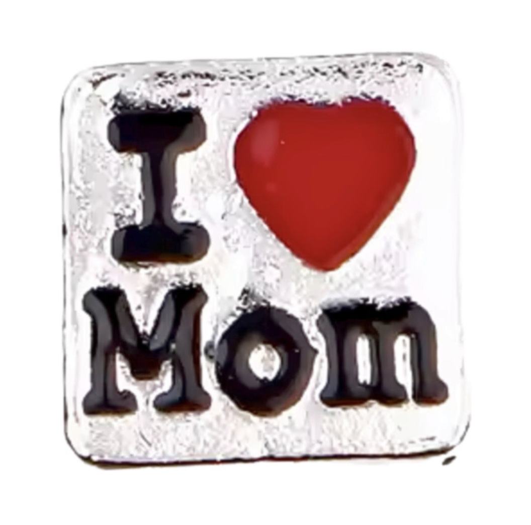 Extra I Love Mom Frame Charm
