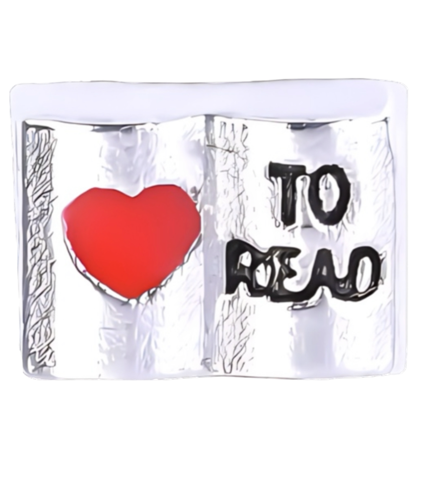 Extra I Love to Read Frame Charm