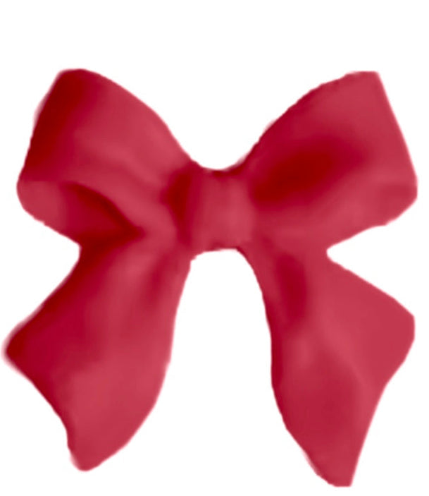 Extra Tiny red bow inner charm