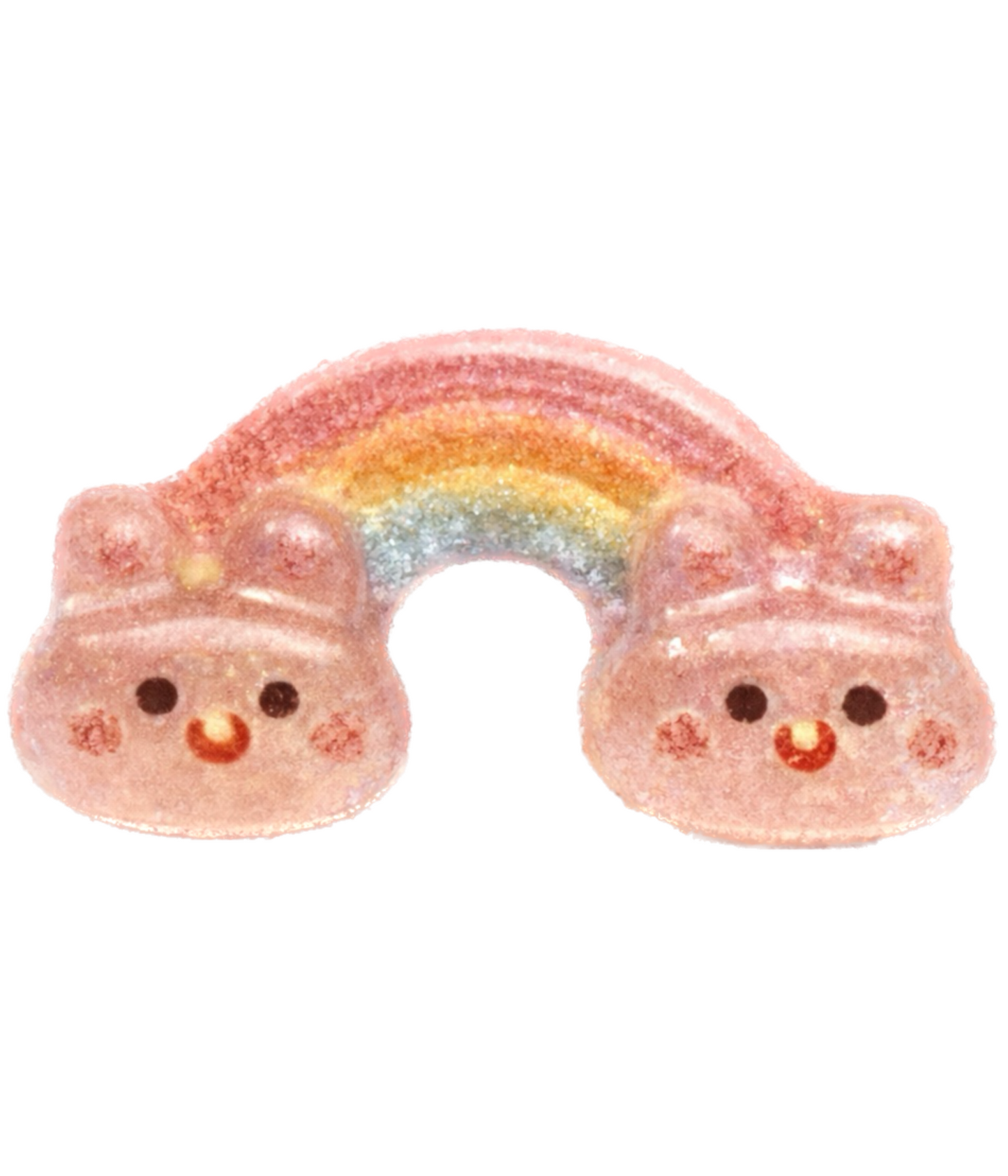 Pink Rainbow Frame Charm