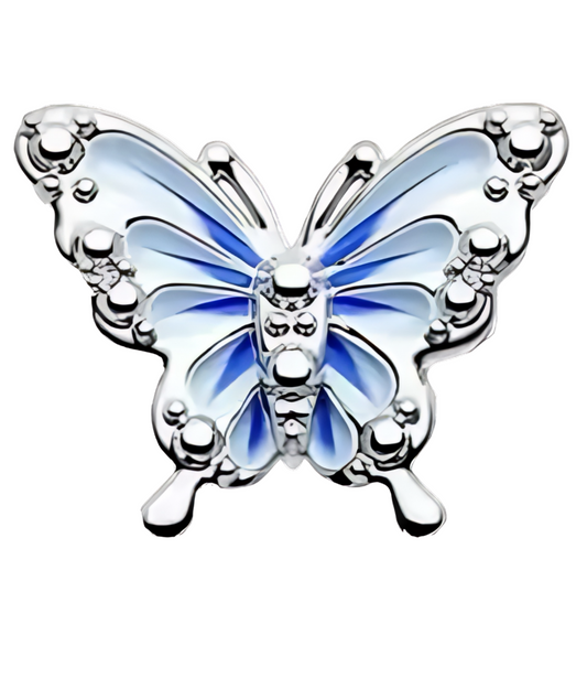Extra Blue butterfly frame charm