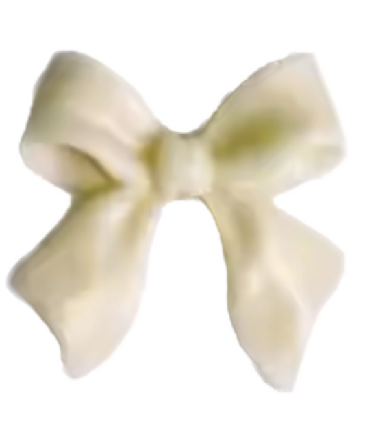 Tiny butter yellow bow inner charm