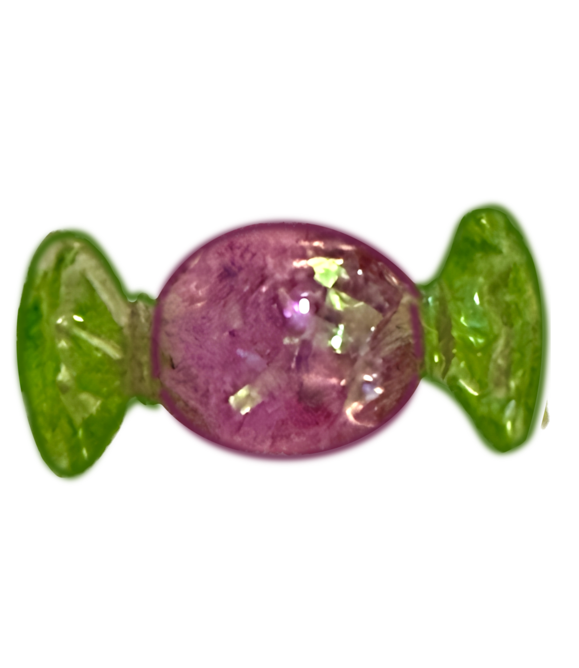 Extra Clear candy 2 Frame Charm