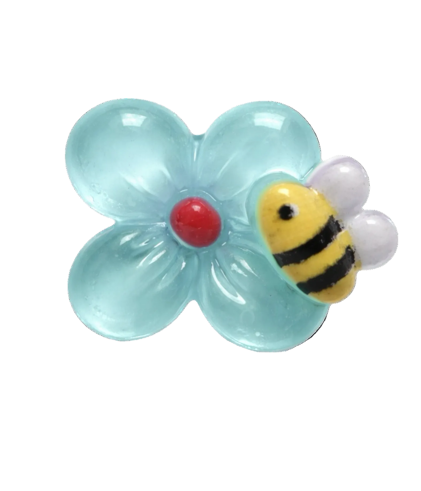 blue bee flower inner charm