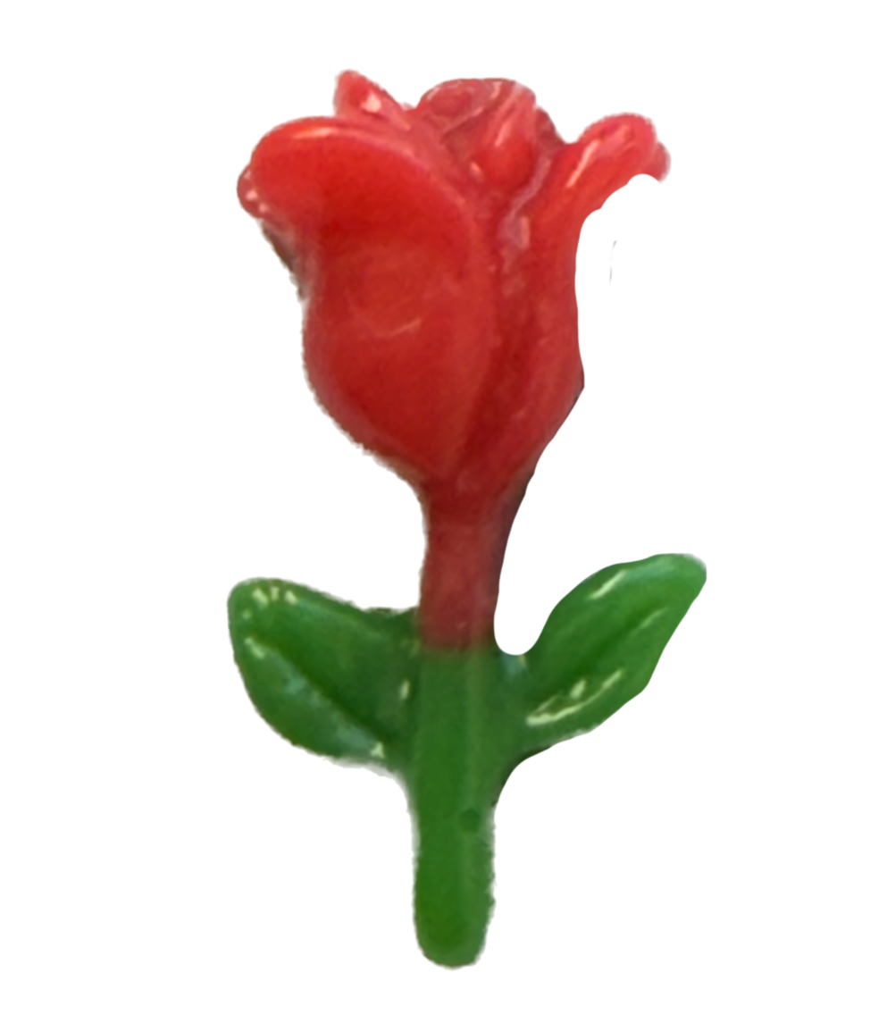 Extra Red tulip frame charm