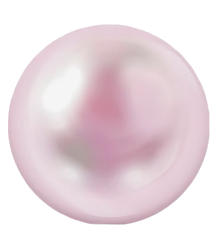 Extra Mini pink Pearl ball frame charm