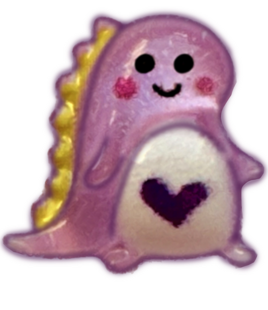 Purple Dinosaur inner Charm