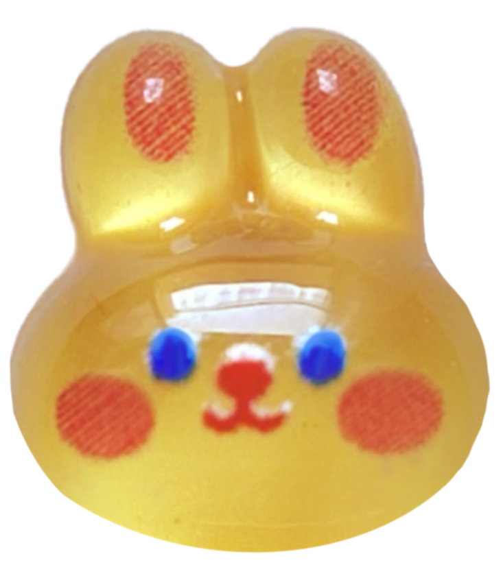 Extra Yellow Bunny Frame Charm