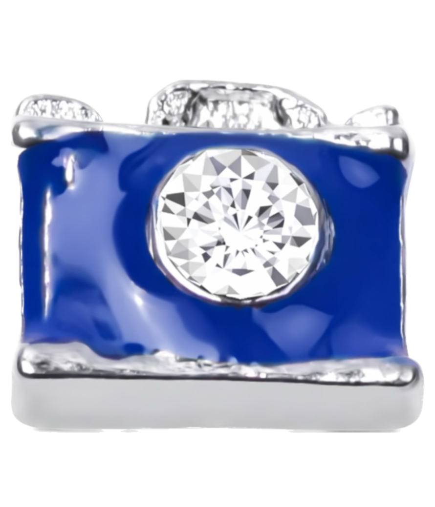 Blue camera Frame Charm
