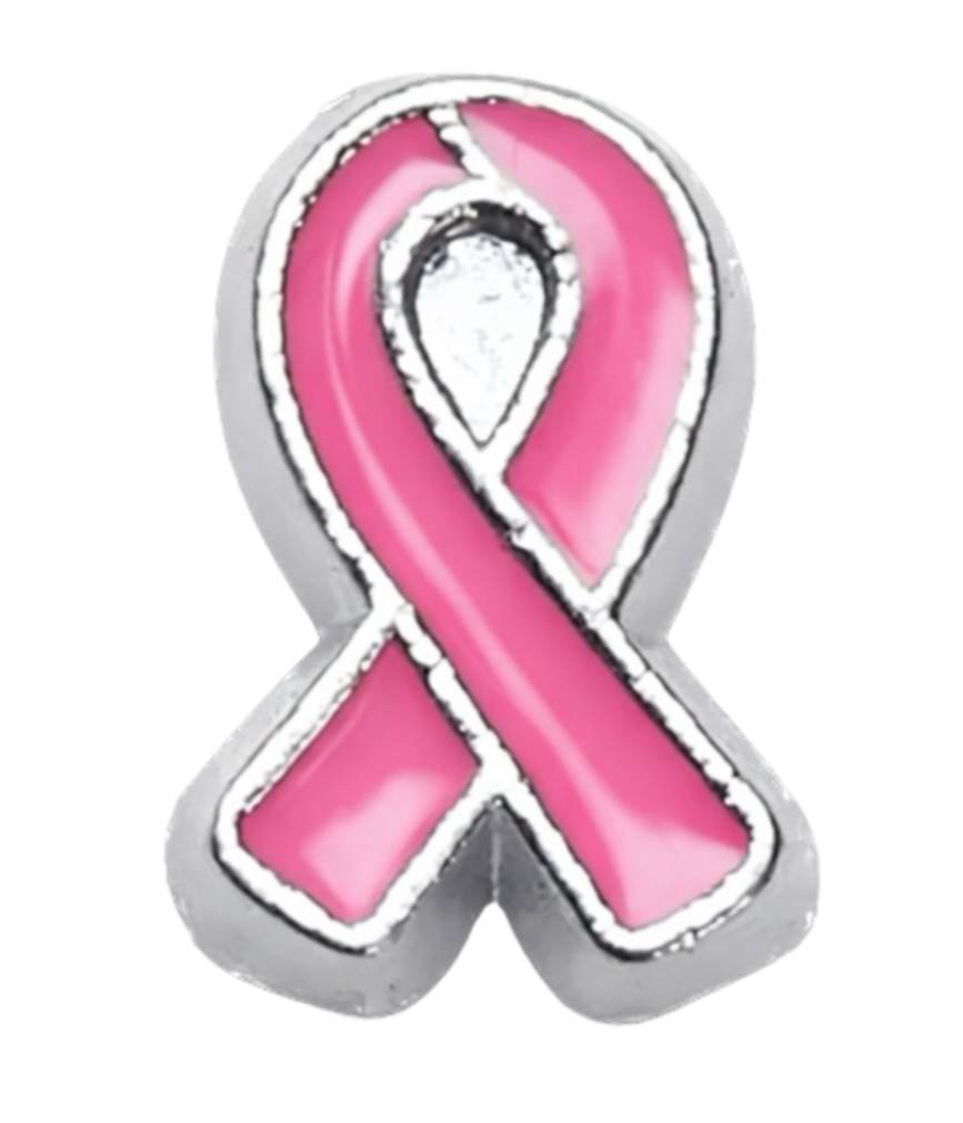 Breast Cancer Frame Charm