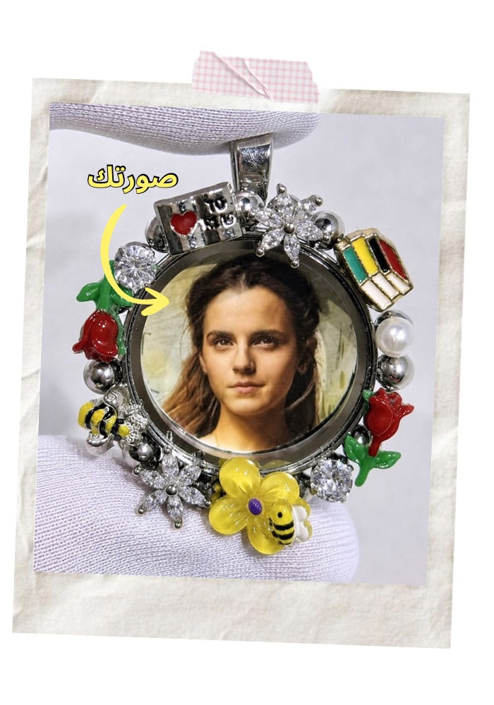 with Your Photo( medium locket)