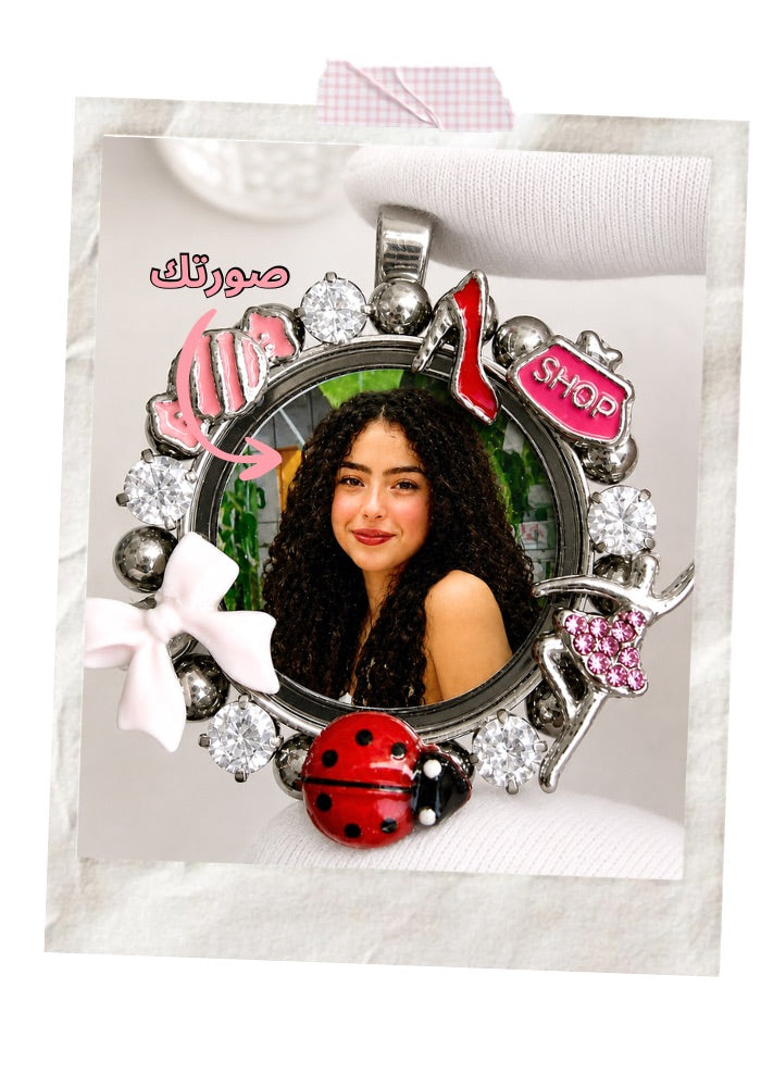 with Your Photo( medium locket)